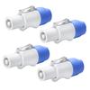 Heavy-Duty PowerCon Connectors, 3-Pin AC Male and Female, 250V 20A, High-Performance Aviation-Grade for Stage Lighting and Audio Equipment.