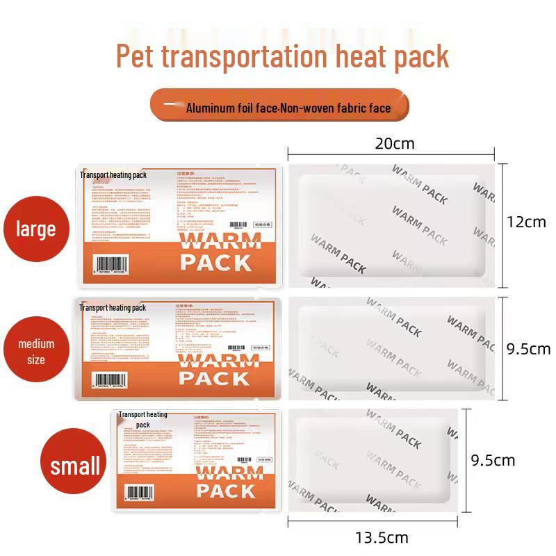 

Aquarium & Pet Heating Pack: Hand Warmer, Reptile & Live Animal Transportation. Colored Bag (Aluminum Foil + Non-woven Fabric)