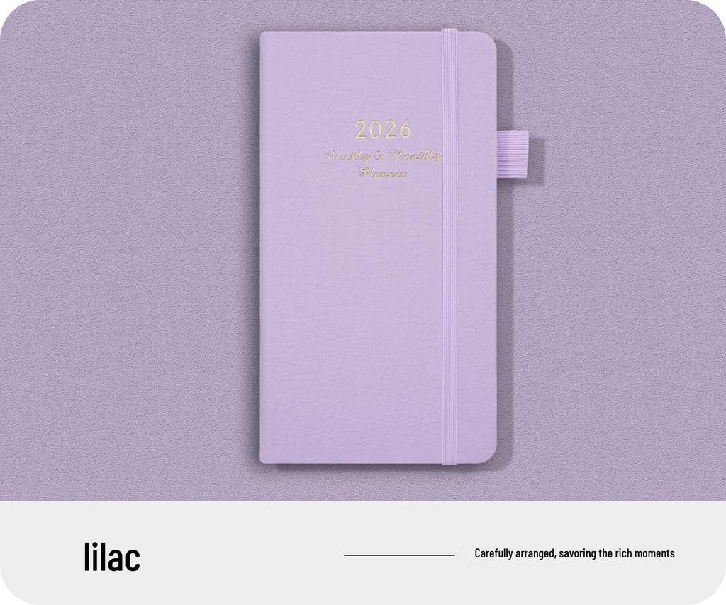 Auf Lager 2026 Englisch Wochenplaner Tagebuch 24K