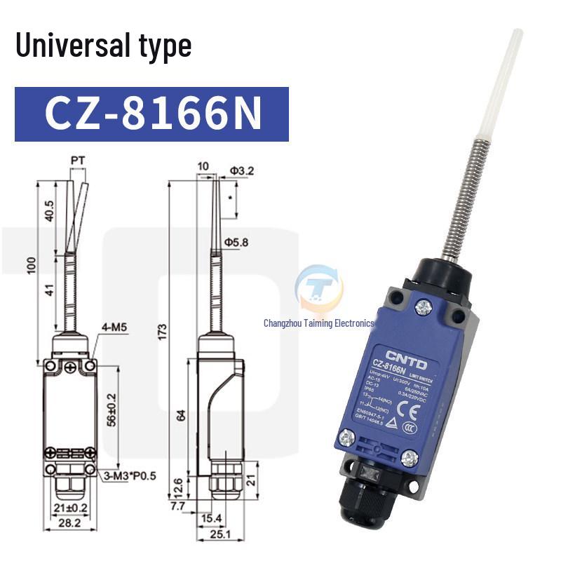 

Changde CZ-8166N Rocker Arm Self-Reset Limit Micro Switch