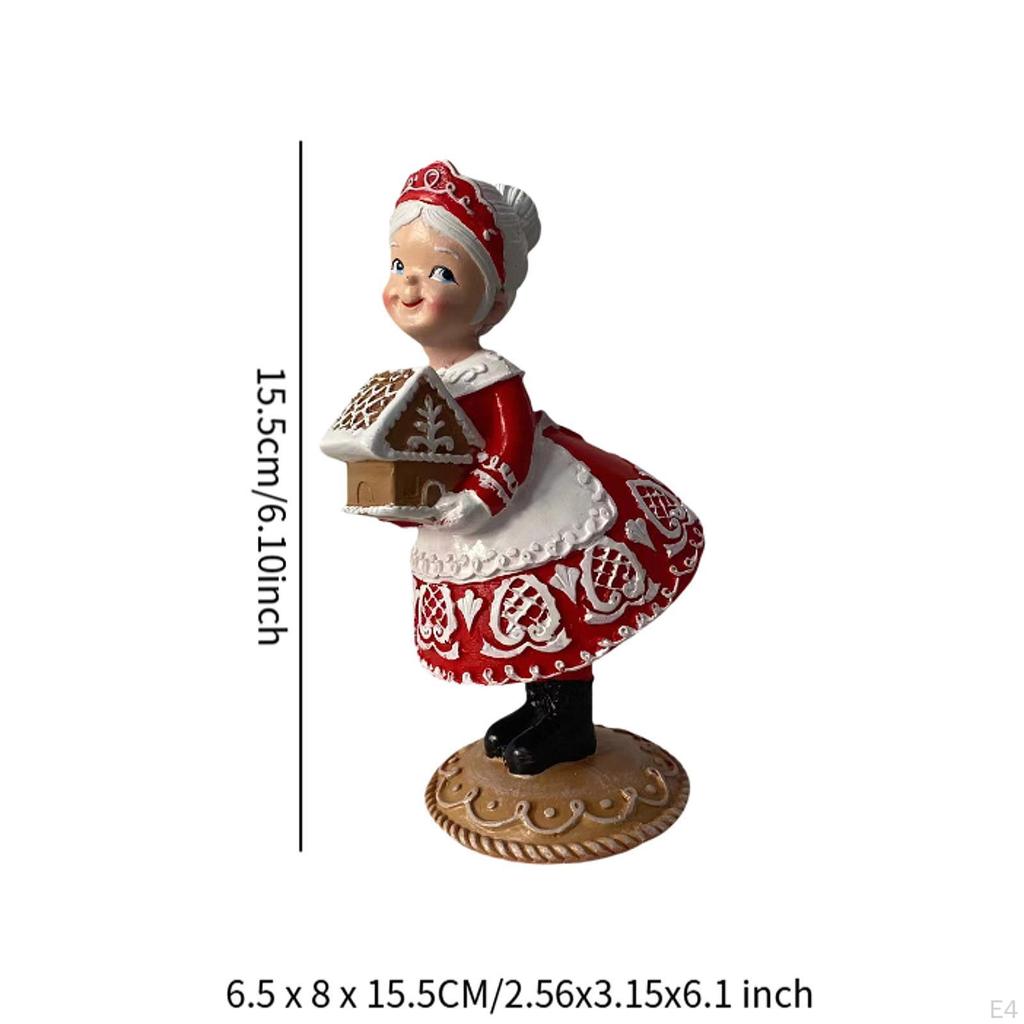 Christmas Figure for The Holidays, Resin Decoration Table