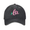 Classic Comma La Kamala Harris Biden Baseball Caps Unisex Distressed Denim Washed Headwear  President Election Outdoor Hats