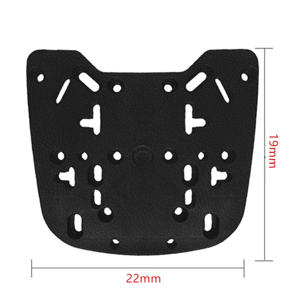 

New Trunk Base Plate Motorcycle Tail Box Pad Base Bottom Plate Mount & Bolts 22x19cm