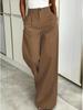 Loose Fashion Wide Leg Suit Pants for Women 2026 Spring Autumn Drape Straight Long Pants High Waist Office Long Trousers Simple Elegant Basic Clothing