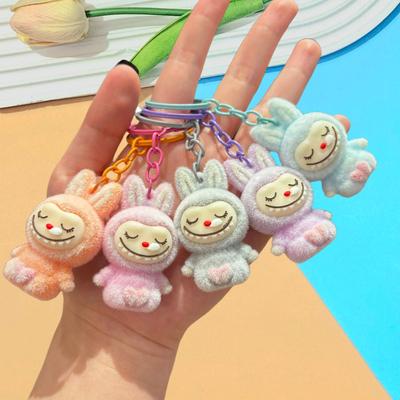 Keychain DIY Jewelry Accessories Three-dimensional Doll Cute Grain Tide Play Car Bag Pendant