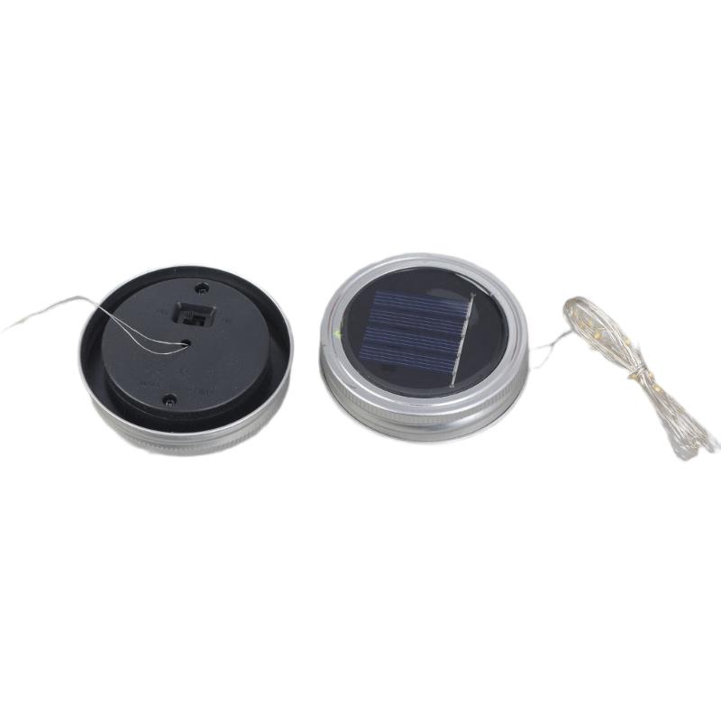 

2Pieces Solar Light Replacement Head LED Illuminations Automatic Charging Function for Outdoor Garden Decorative Light