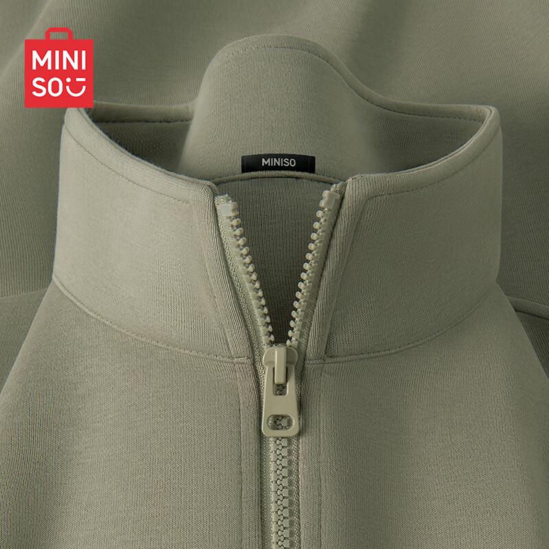

MINISO Men s Casual Half-Zip Sweatshirt 3XL