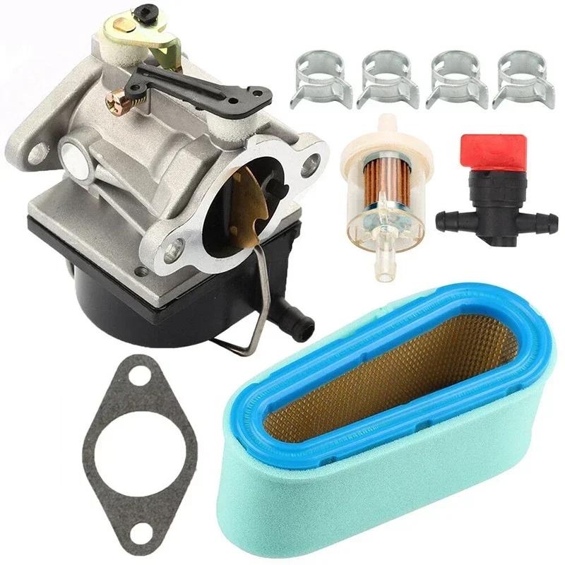 Carburetor Kit with Air Filter for Tecumseh OHV110 OHV115 OHV120 OHV125 OHV130 520-952 13153 640065 640065A Engine Carb
