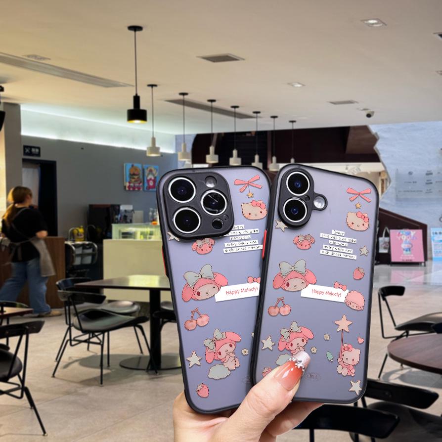 

Чехол для телефона Sanrio Hello Kitty Яблоко 16 с текстурой, похожей на кожу iPhone 14 Pro