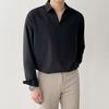 Maglione da Uomo Stile Coreano Scollo a V Manica Lunga - Design Trendy Bad Boy per Primavera e Autunno