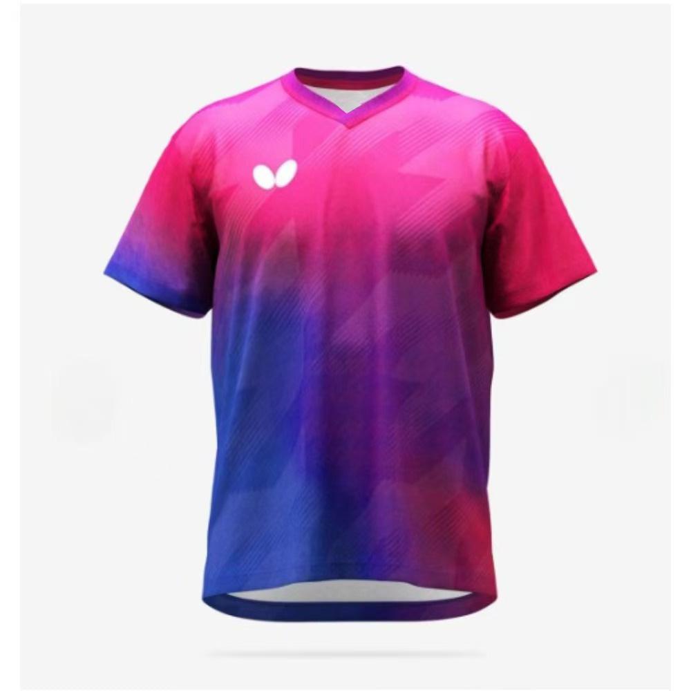 Men's and Women's Badminton Competition Breathable Table Tennis Tops, Quick-drying and Quick-descent Motorcycle T-shirts