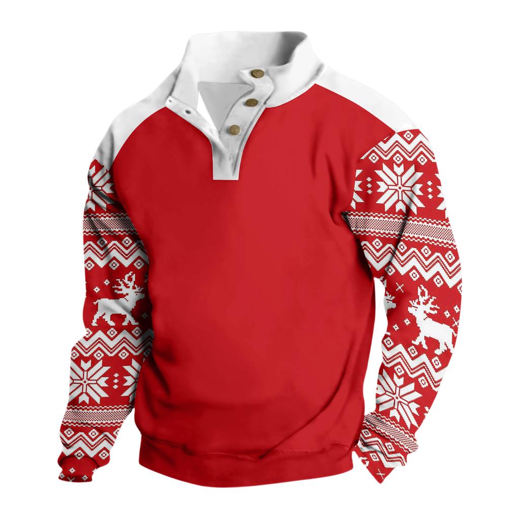 Men's Fleece Hoodie Casual Long Sleeve Sweatshirt