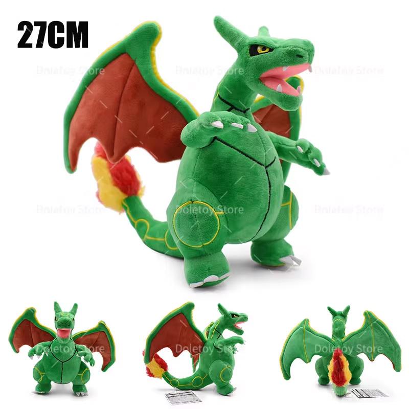 Hot Pokemon Plush Toys Rayquaza Fuse Charizard X Gyarados Plush Toys Cartoon Shiny Gyarados Peluche Dolls Kids Christmas Gifts