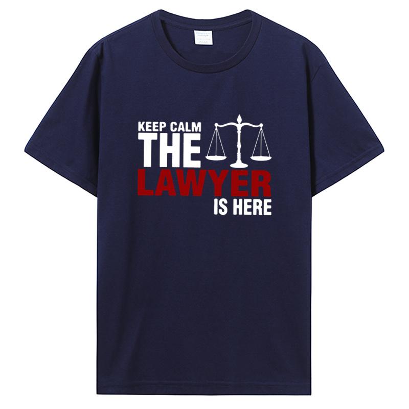 Novinka Úžasné Zachovej klid Právník je tady Tričko Valentýnská párty Krátký rukáv Vtipné Harajuku Hip Hop Tričko Streetwear