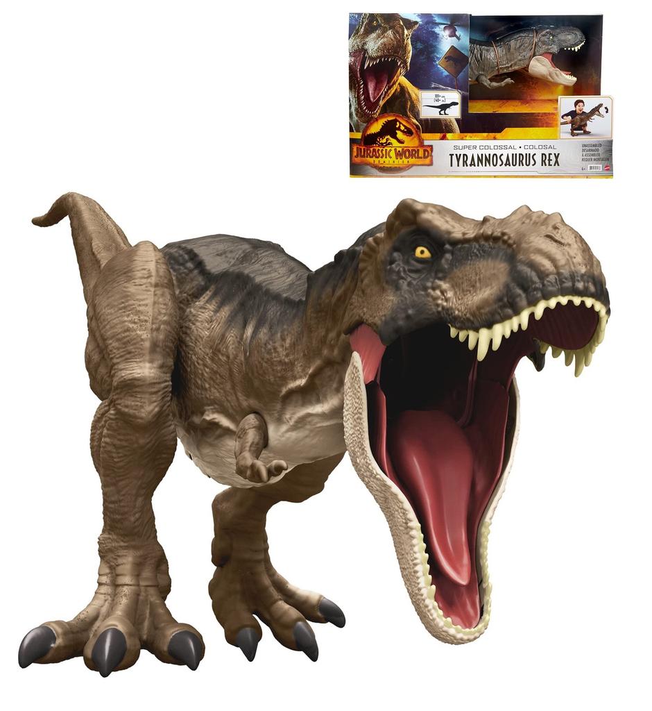 Mattel Jurassic World New Ruler Super Big T-Rex II [Total Length: Approx. 101cm] [Ages 4 and Up] HBK73 Brown Extra Large