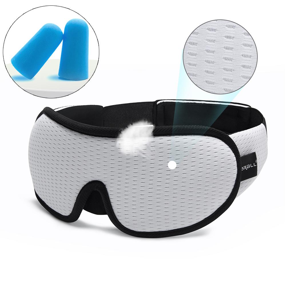 3D Sleeping Eye Mask Block Out Light Soft Padded Travel Shade Cover Rest Relax Sleeping Blindfold Eye Cover Sleep Mask Eyepatch