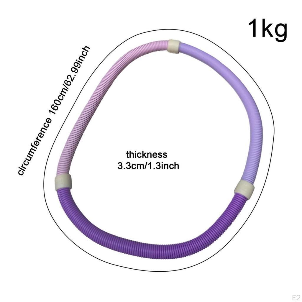 Fitness Hoop Abdomen Circles Portable Foldable Comfortable Indoor Workout Equipment for Home