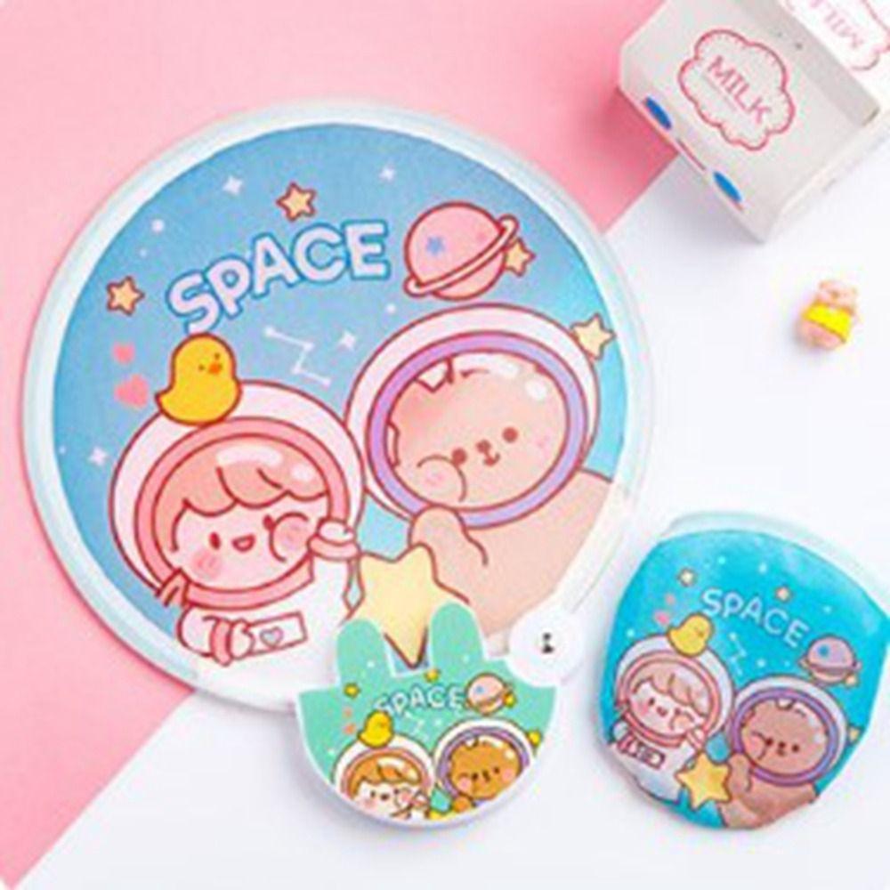 

High-looking Cartoon Folding Fan Hand-operated Mini Hand Fan Children Folding Fan Kid Gift