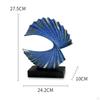 Elegant Home Decor Fan Sculpture - Classical Art Piece for Desk or Shelf