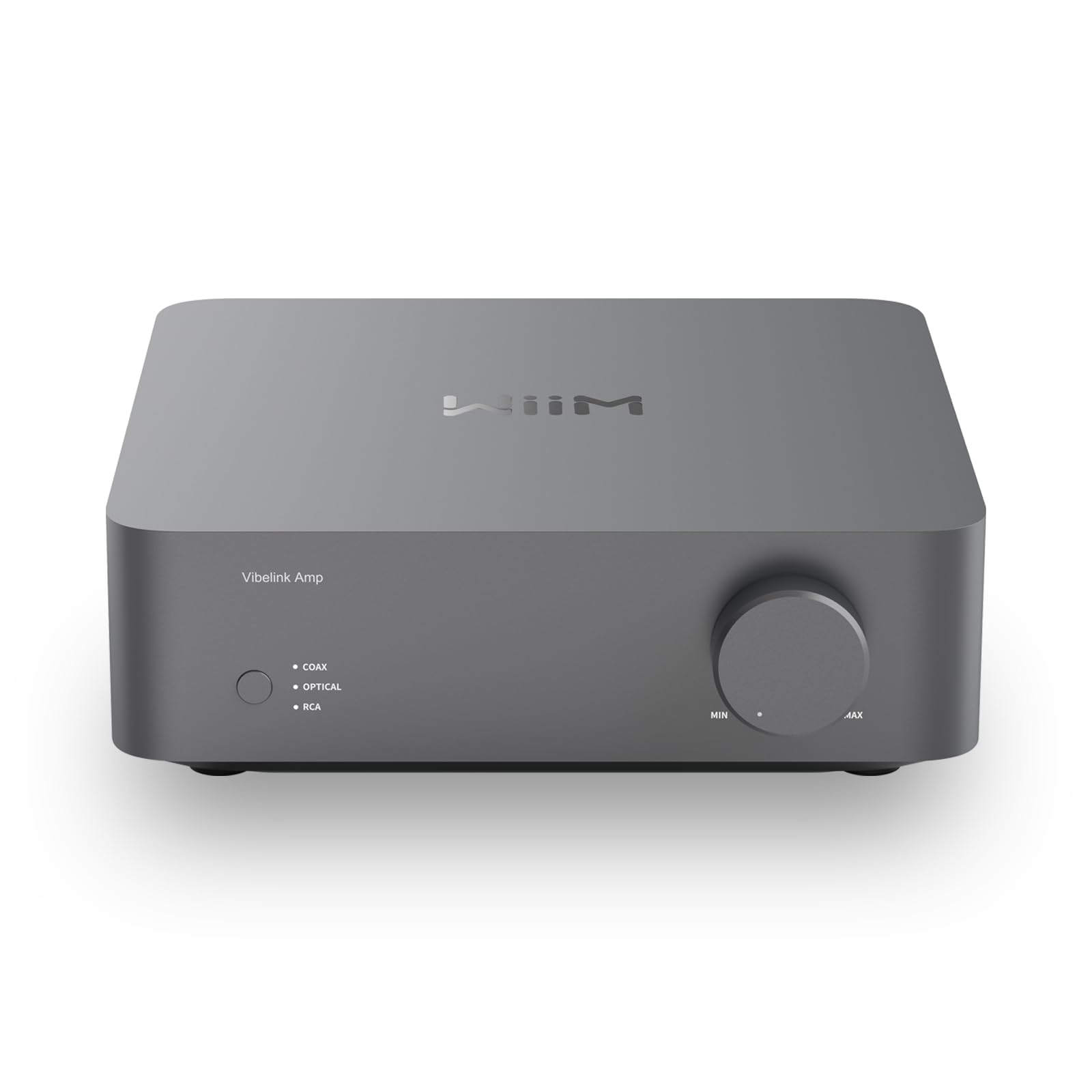 

WiiM Vibelink Amp 100W power amplifier Equipped with ESS 9039Q2M DAC TI TPA3255 Compatible with WiiM digital input Space gray [Direct import] &