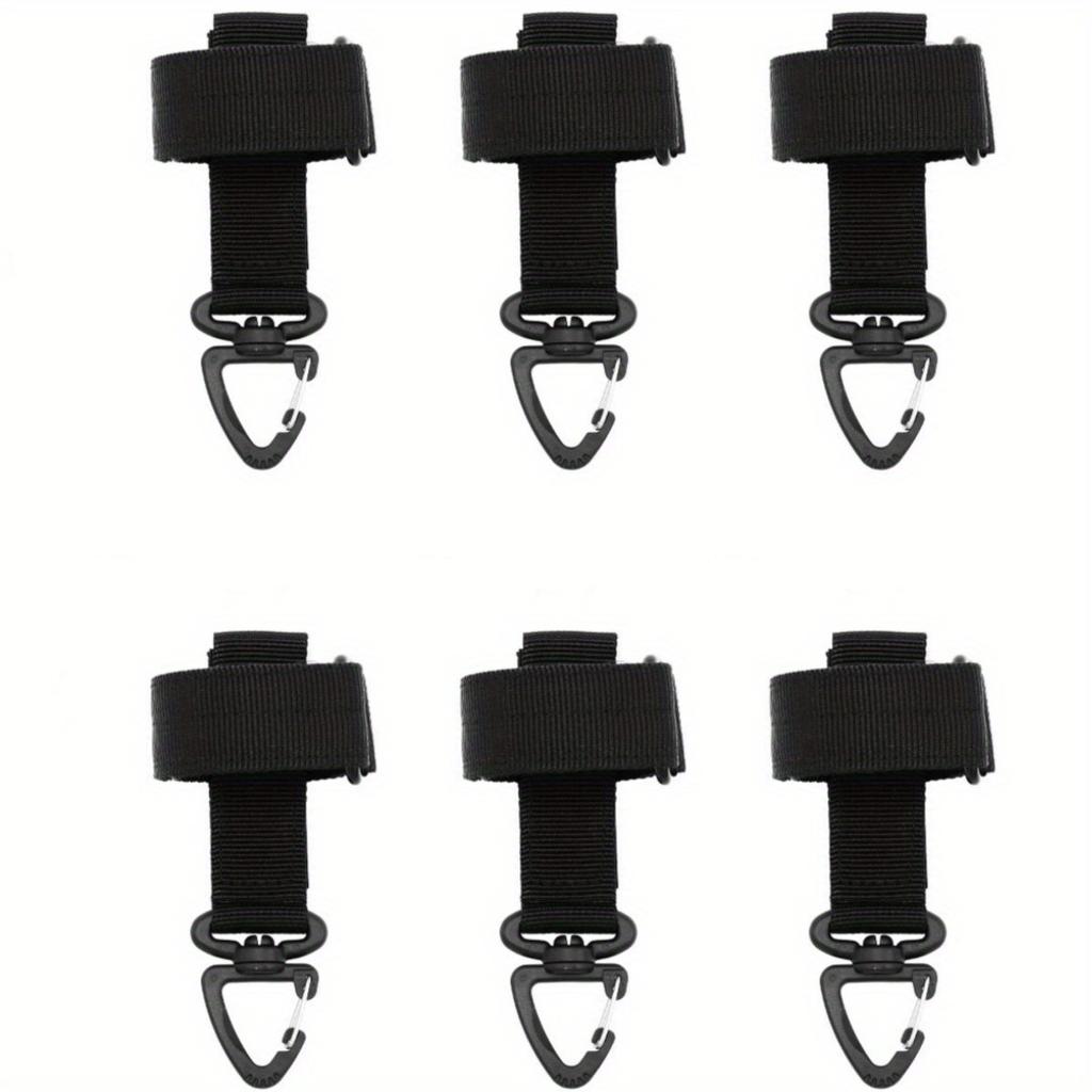 1/3/6 Pcs New Multi-Purpose Nylon Gloves Buckle Tactical Glove Hook Safety Clip Outdoor Hiking Climbing Rope Storage Accessories