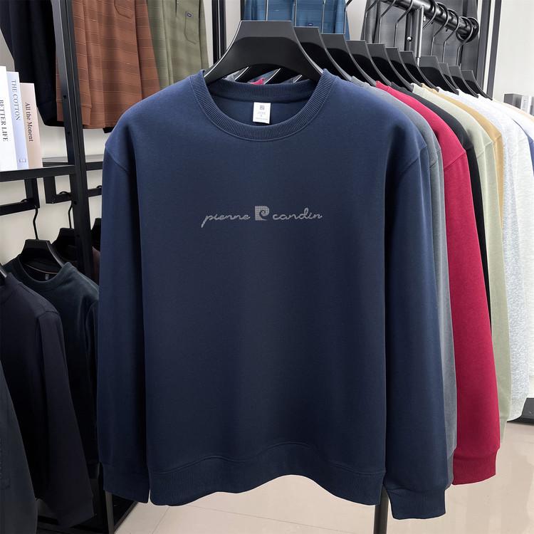 Men's 2025 Winter Plus Velvet Thickened Round Neck Long Sleeve T-shirt Base Layer