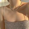 Sexy Crystal Tennis Short Choker Necklace for Women Luxury Dazzling Iced Out Zirconia Collar Chain On Neck Fashion Party Jewelry