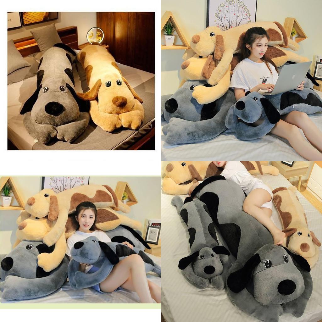 Entzückendes Plüsch-Hundekissen für Mädchen mit abnehmbarem Bezug Perfekt zum Schlafen Kuscheln