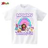 Koszulka na 5. urodziny dla dziewczynki do rodzinnych stylizacji Dzieci Personalizowane imię Impreza księżniczki Koszulka dla malucha Rodzinny look 7 lat