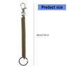 Portable Coil Springs Keychain Handmade Bag Ornament Gym Key Holder Hanging Ornament Suitable for Party Everyday Use
