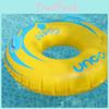 Double Thickened Adult Swim Ring With Handle For Couples Environmental Pvc Material Printed Pattern 42-inch Outer Diameter