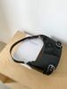 Y2K Retro Hobo Shoulder Armpit Bag for Women Pu Leather Maillard Style Underarm Bag Clutch Handbags for Travel Work Shopping Sac