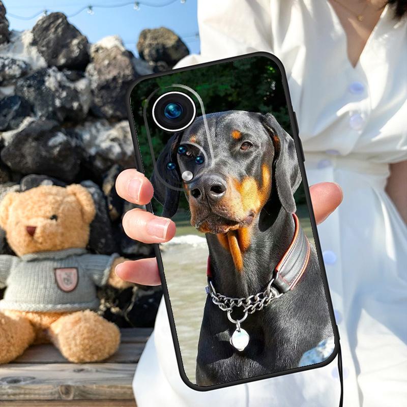 Dachshund Doberman Dog Phone Case For Honor 90 Lite 50 70 Magic 5 6 Pro X6 X7 X8 X9 X6a X7a X8a X9a X9b X8b Cover