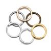 10 Stück/Los 25 28 30mm Metall Runder Schlüsselanhänger Goldfarbe Schlüsselring Schlüsselanhänger Verbinder Für DIY Schmuckherstellung Zubehör