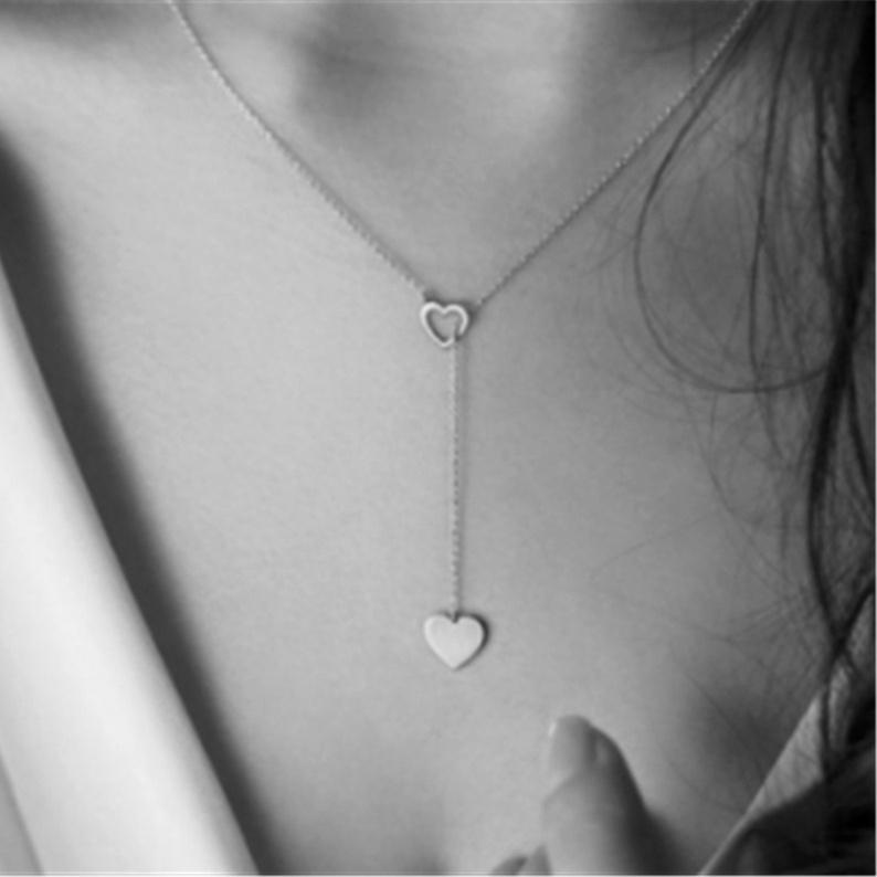 New Fashion Jewelry Star Moon Choker Necklace Gift For Women Girl Gold Color Chain Hollow Star Pendant Necklace