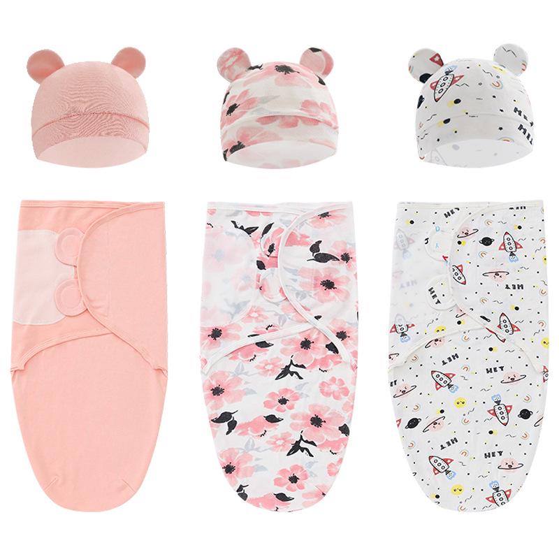 European & American Newborn Swaddle Wrap - Infant Sleeping Bag, Anti-Kick Quilt for Delivery Room