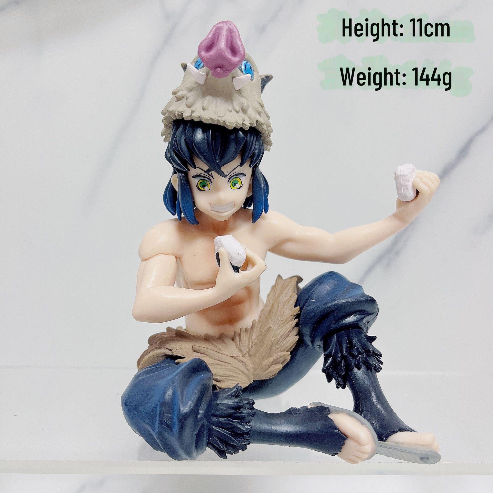 

Фігурки з локшиною у формі рисових кульок «Вбивця демонів»: Орнаменти Nezuko, Tanjiro, Zenitsu, Inosuke