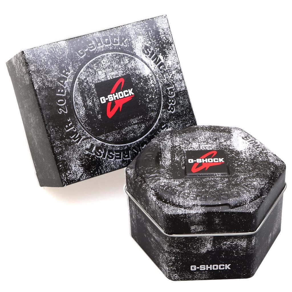 Casio Metal Covered Overseas Model G-Shock GM-2100BB-1A Men's Analog-Digi Watch, Black