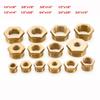 Brass Brass Hex Bushing 1/8 1/4 3/8 1/2 3/4 Water Gas Adapter Coupler Reducer Pipe Fitting