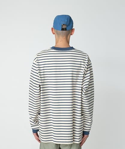 Snow Peak Heavy Cotton Border Long Sleeve T-Shirt