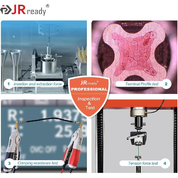 JRready ST6285 Deutsch DTP Connector Kit Size 12 Waterproof 25 Amp - 10 Sets 2 Pin Connector Kit with 20 Pairs 16-12 AWG Solid Contacts Male and