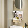 Wall Mounted Wash Face Tissue Box Punch Free Pegboard Organizer Key Tissue Holder  Bathroom