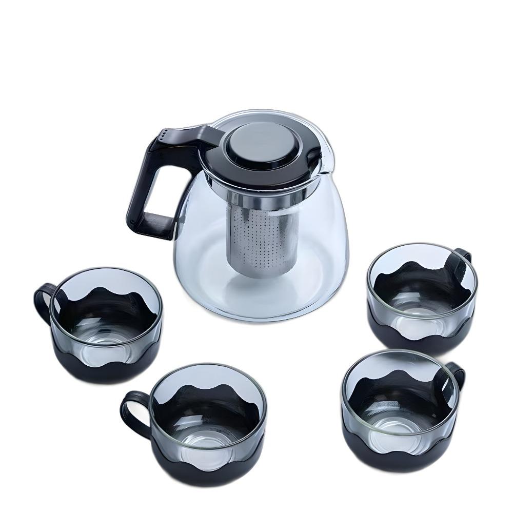With Filter Strainer Tea Kettle Heat Resistant Tea-Water Separator Pot Kung Fu Teaware Office