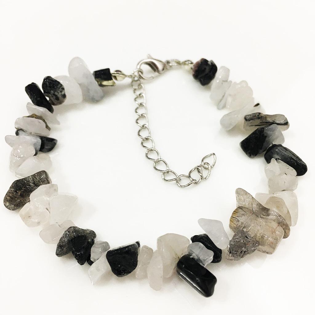Pink Purple Agate Crystal Beaded Bracelet - Semi-Precious Gift for Female Students & Best Friends