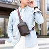 Unisex PU Leather Sling Bag – Compact Crossbody Chest Pack for Travel, Commute & Light Outdoor Use