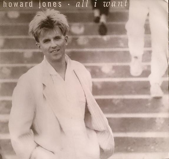 7inch Record HOWARD JONES - All I Want 2484817 WEA 1986 Canada Dance & Electronica Used