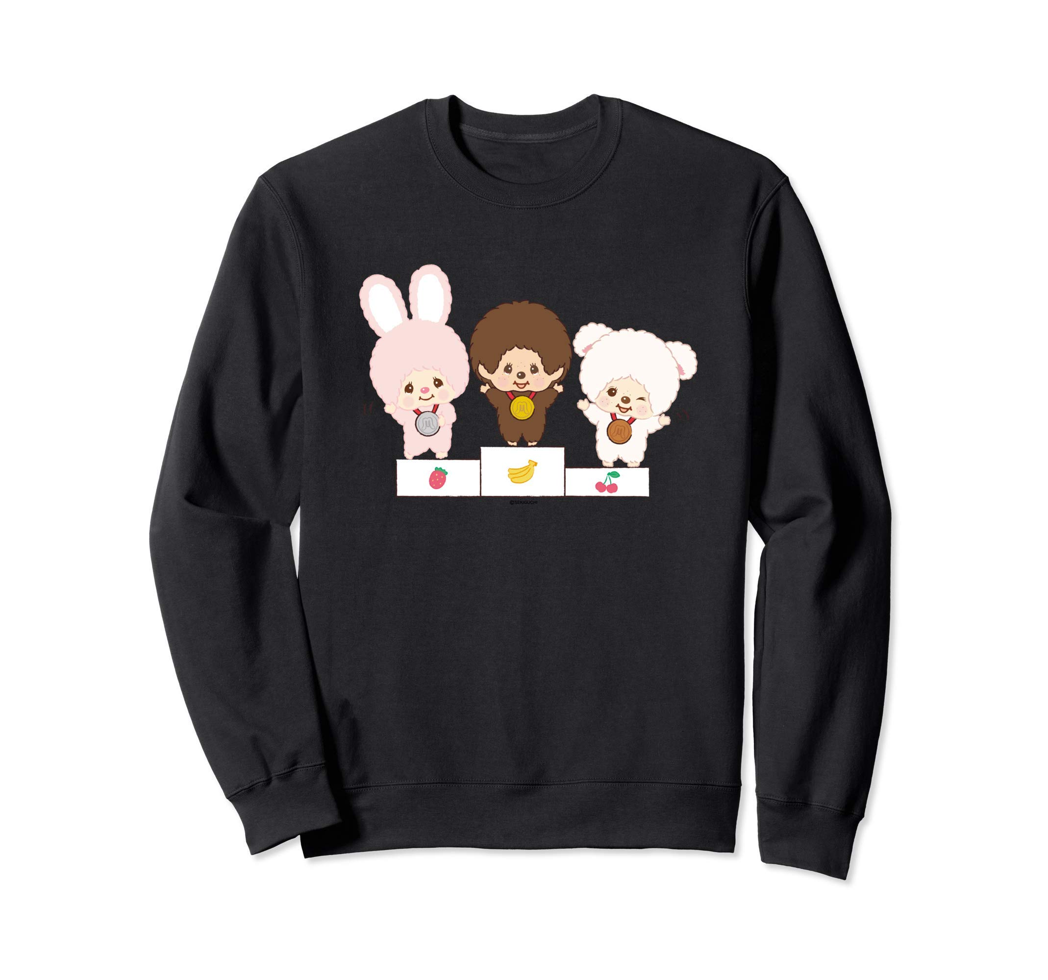 

Графический свитшот Monchhichi чёрный