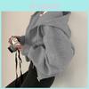 Womens Fleece Lined Short Hooded Sweatshirt With Zipper For Casual Winter Wear