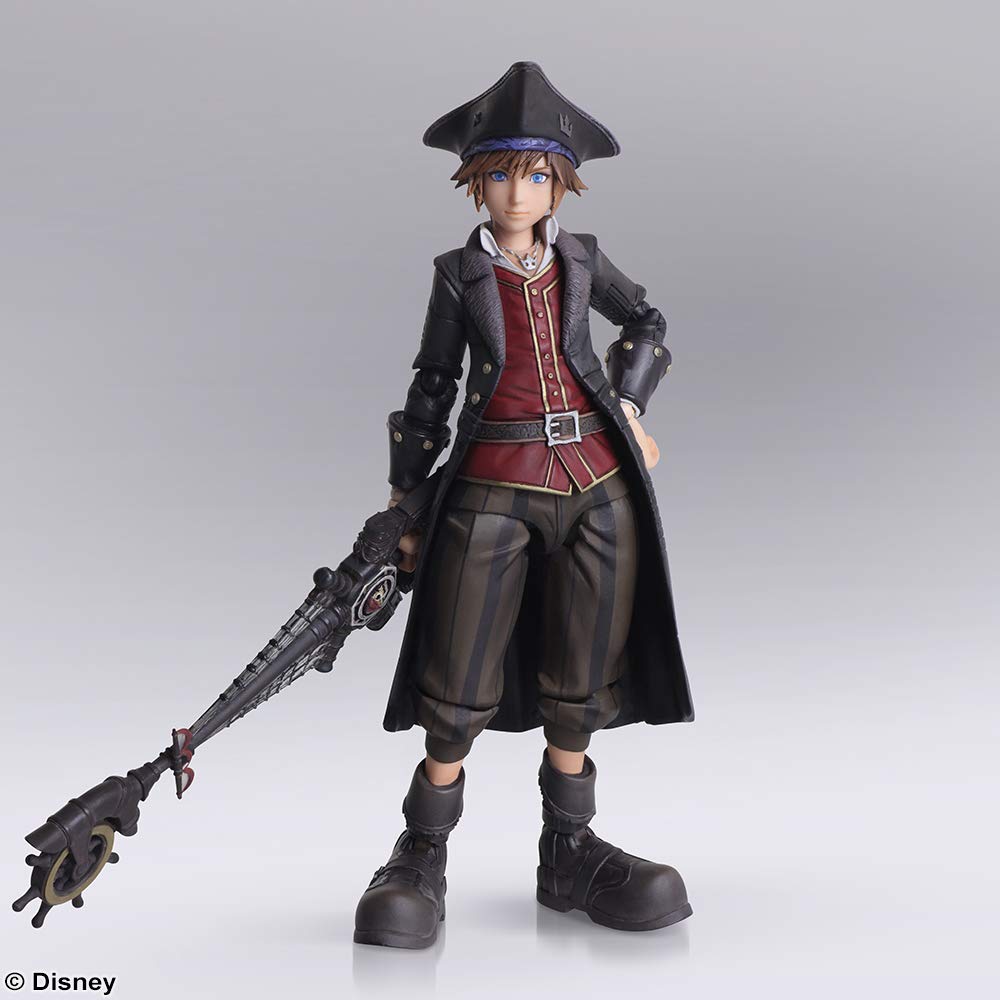 KINGDOM HEARTS III BRING ARTS Sora Pirates of the Caribbean PVC painted action figure ver.
