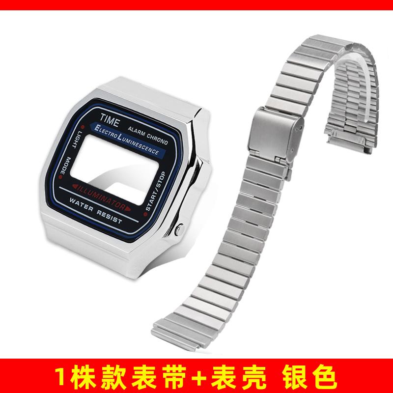A168 Mod-Kit Stahlgehäuse Uhrenarmband Gehäuse Für G-SHOCK 3299 Casio A168WG Metalllünette Glas Wasserdichter Ring Armband Zubehör